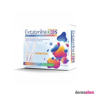 ProbiyotiklerDermo AilemEntatmina Kids Probiotics 5 ml x 10 Flakon
