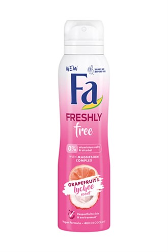 Kadın DeodorantFaFa Grapefruit & Lychee Freshly Free Deodorant Sprey 150 ml