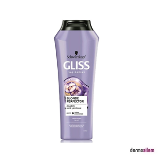 ŞampuanlarSchwarzkopfGliss Blonde Perfector Onarıcı Mor Şampuan 250 ml