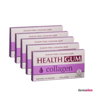 Kolajen ( Collagen )HealthgumHealthgum Collagen Sakız 5 x 14 Adet