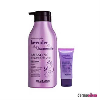 ŞampuanlarLuxliss ProfessionalLuxliss Lavender Blue Chamomile Balancing Blonde Silver Shampoo 500 ml
