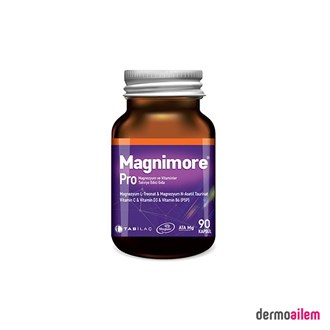 Takviye Edici GıdalarTab İlaçMagnimore Pro Magnezyum ve Vitaminler 90 Kapsül