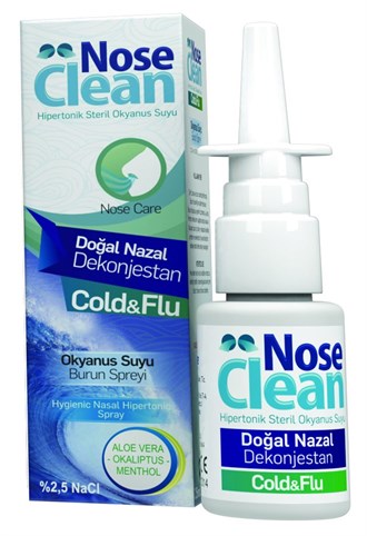 Burun SağlığıNoseCleanNose Clean Cold&Flu Okyanus Suyu 25 ml