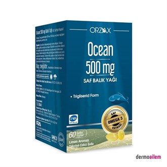 Omega 3 & Balık YağlarıOrzaxOrzax Ocean 500mg 60 Kapsül