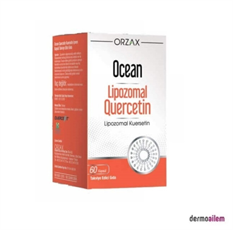 Takviye Edici GıdalarOrzaxOrzax Ocean Lipozomal Quercetin 100 mg 60 Kapsül