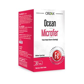 MultivitaminlerOrzaxOrzax Ocean Microfer Takviye Edici Gıda 30 Tablet