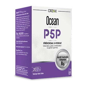 Takviye Edici GıdalarOrzaxOrzax Ocean P5P Piridoksall 5-Fosfat Sprey Takviye Edici Gıda 20 ml