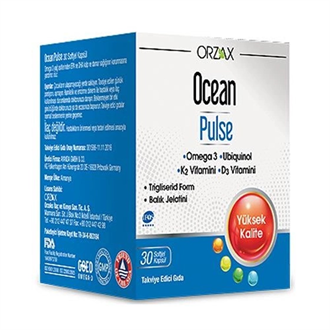 Takviye Edici GıdalarOrzaxOrzax Ocean Pulse 30 Kapsül