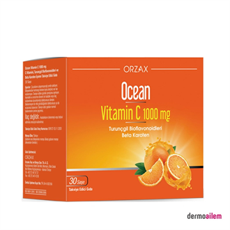Takviye Edici GıdalarOrzaxOrzax Ocean Vitamin C 1000 mg 30 Saşe