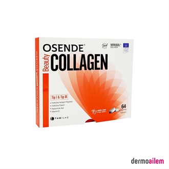 Kolajen ( Collagen )Tab İlaçOsende Beauty Collagen 64 Çiğneme Tableti