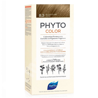 Saç BoyalarıPhytoPhyto Phytocolor Bitkisel Saç Boyası 8.3 Sarı Dore Yeni Formül