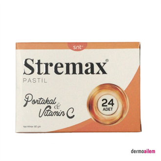 Takviye Edici GıdalarSantasyaSantasya Stremax Pastil Portakal ve Vitamin C 24 Adet Pastil