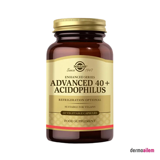 Takviye Edici GıdalarSolgarSolgar Advanced 40+ Acidophilus 60 Kapsül