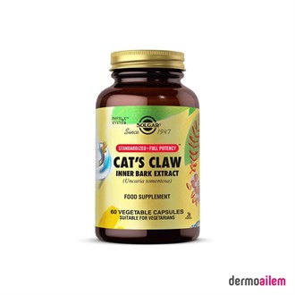 Takviye Edici GıdalarSolgarSolgar Cats Claw Inner Bark Extract 60 Tablet