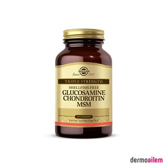 Takviye Edici GıdalarSolgarSolgar Glucosamine Chondroitin Msm 60 Tablet