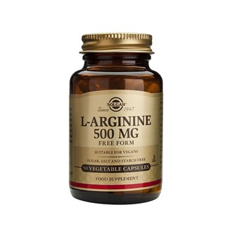 Takviye Edici GıdalarSolgarSolgar L-Arginine 500 mg 50 Tablet