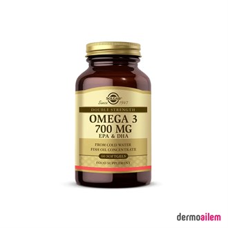 Omega 3 & Balık YağlarıSolgarSolgar Omega 3 700 mg Softgel 60 Kapsül