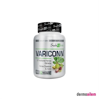 Takviye Edici GıdalarSuda VitaminSuda Vitamin Variconn 60 Kapsül