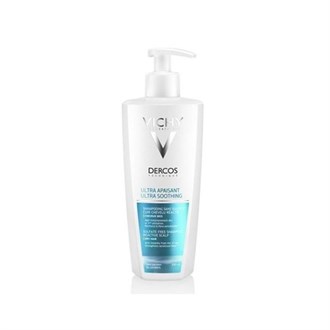 ŞampuanlarVichyVichy Dercos Ultra Soothing Shampoo Dry Hair 390 ml - Hassas Saç Derisine Özel Yatıştırıcı Şampuan Kuru Saçlar