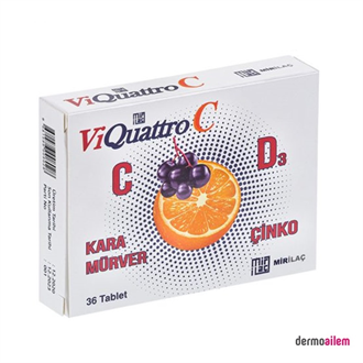 Takviye Edici GıdalarMİR İLAÇViquattro C Vitamin C 36 Tablet