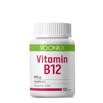 Takviye Edici GıdalarVoonkaVoonka Vitamin B12 102 Tablet
