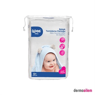 Temizleme ÜrünleriWee BabyWee Baby Bebek Temizleme Pamuğu 60 Adet