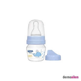 Biberon & Emzik & OyuncakWee BabyWee Baby Mini PP Mavi Alıştırma Bardağı Seti 30 ml 0-6 Ay