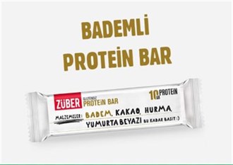 Sporcu BesinleriZüberZüber Bademli Protein Bar 35 gr