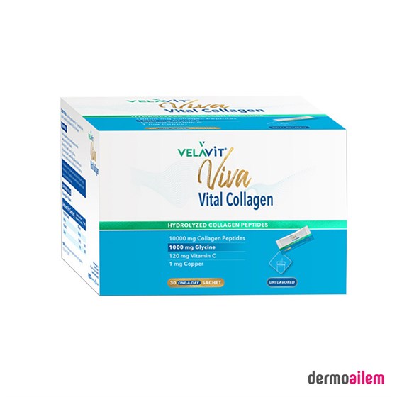 Kolajen ( Collagen )Velavit Velavit Viva Vital Collagen 30 Şase