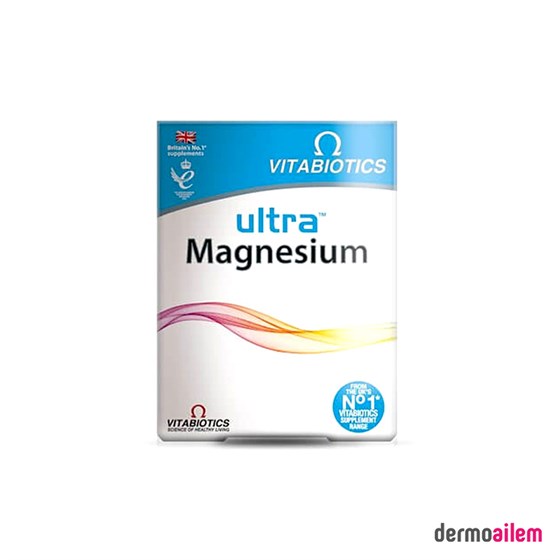 Takviye Edici GıdalarVitabioticsVitabiotics Ultra Magnesium 60 Tablet