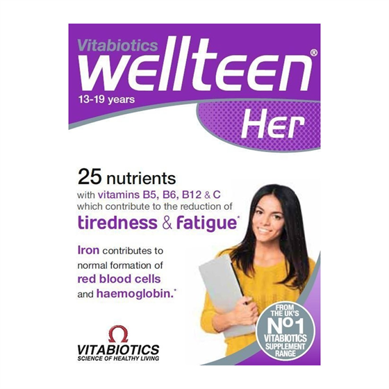 Takviye Edici GıdalarVitabioticsVitabiotics Wellteen Her 30 Tablet