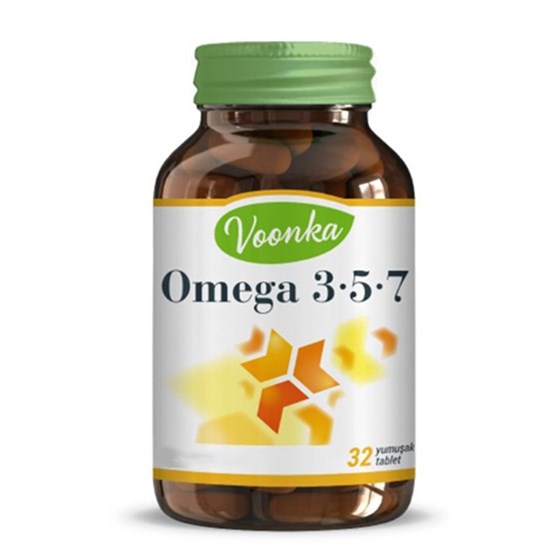 Omega 3 & Balık YağlarıVoonkaVoonka Omega 3-5-7 32 Kapsül Balık Yağı