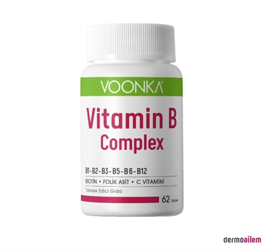 Takviye Edici GıdalarVoonkaVoonka Vitamin B Complex 62 Tablet