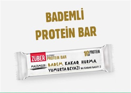Sporcu BesinleriZüberZüber Bademli Protein Bar 35 gr